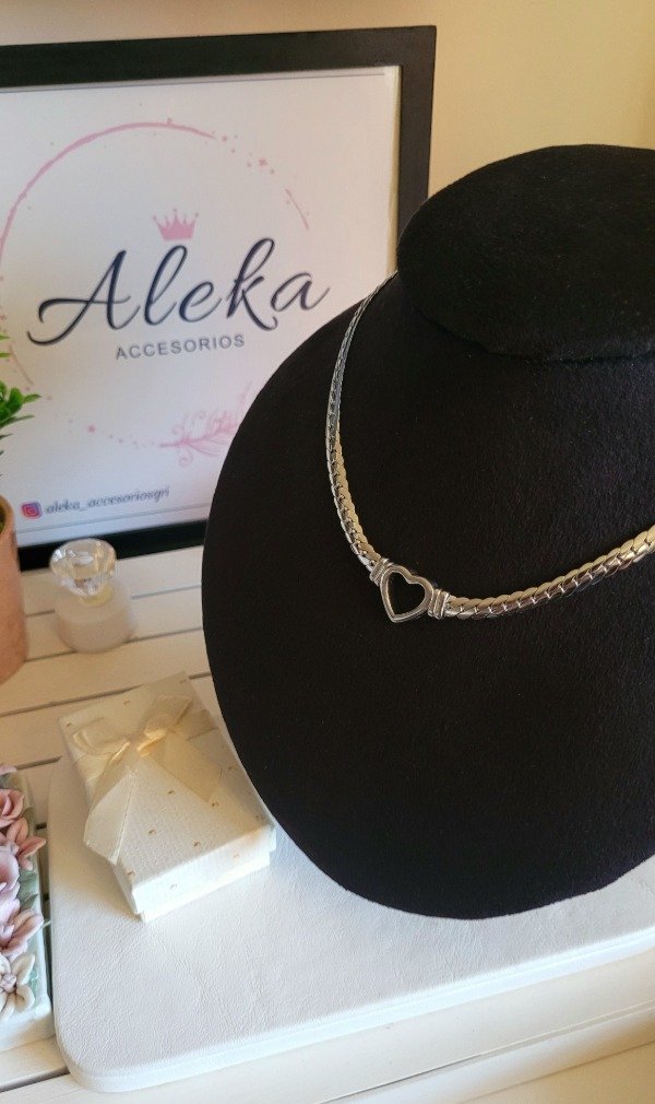 Producto - Collar estilo tifa  de acero quirúrgico - 0