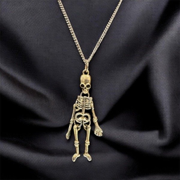 Producto - DIJE ESQUELETO FUNNY CON CADENA