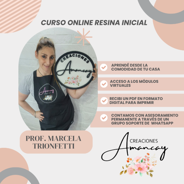 Producto - TALLER ONLINE RESINA INICIAL
