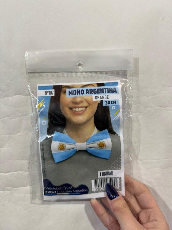 Producto - MOÑO BANDERA ARGENTINA 10321 "MUNDIAL"