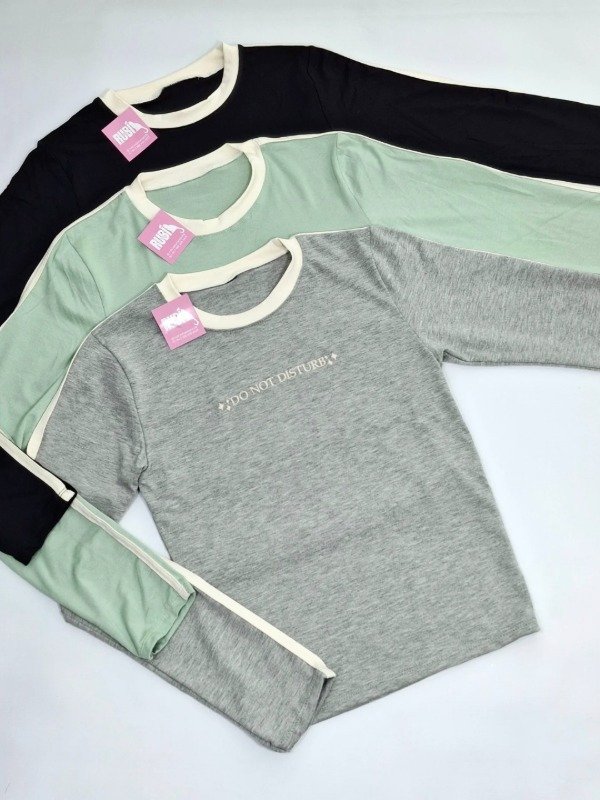 Producto - Remera manga larga combinada