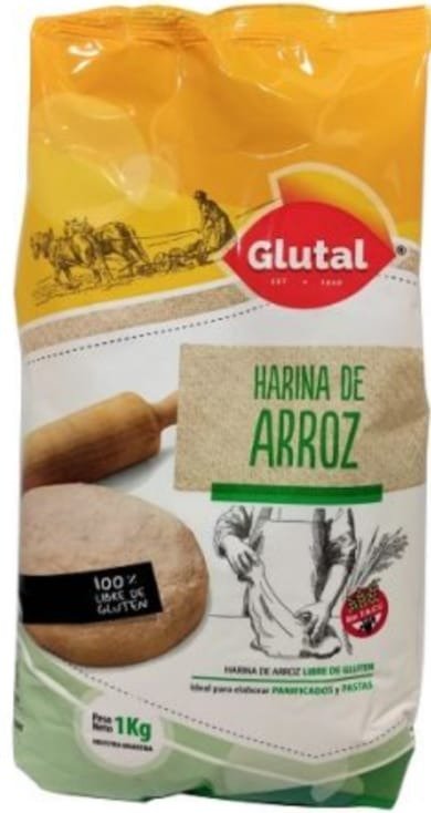 Producto - HARINA DE ARROZ X 1 KILO GLUTAL