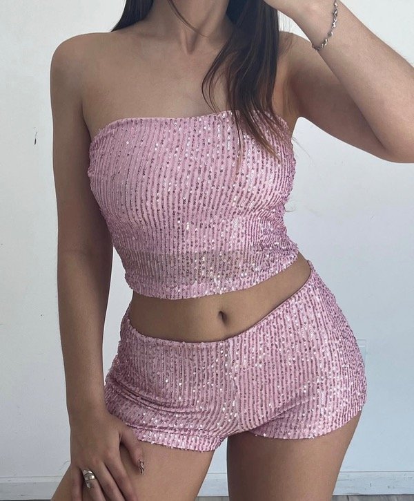 Producto - Conjunto Straple Lentejuela