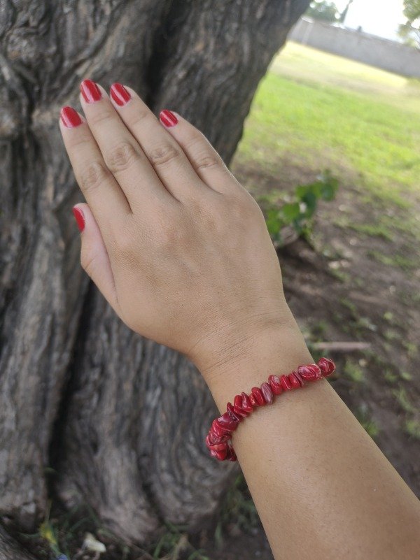 Producto - Pulsera de Coral rojo