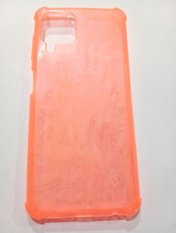 Producto - Funda Naranja Transparente para Samsung A22 4G