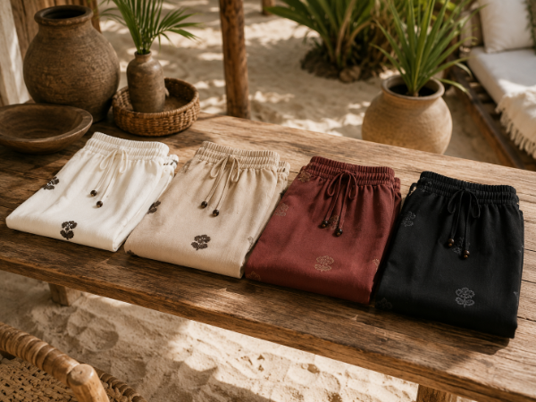 Producto - Pantalon Wide Leg Lino Bordado - 5