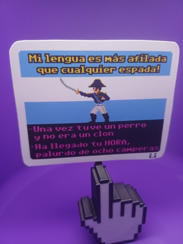 Producto - Sticker San Martín Monkey island