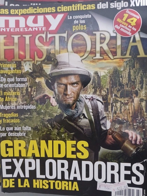 Producto - MUY HISTORIA  GRANDES EXPLORADORES DE LA HISTORIA