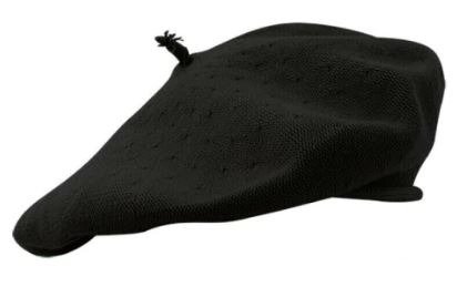 Producto - Boina De Hilo Negra Vuelo 32 Cm Medida Unica Elastizada