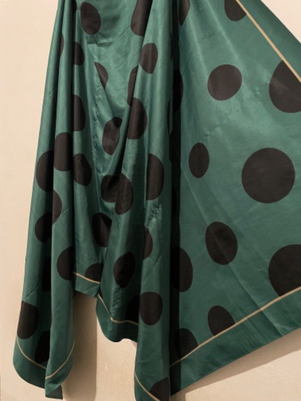 Producto - Pañuelo extra grande español verde negro