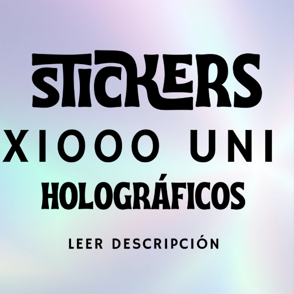Producto - Por mayor x1000 uni holografico
