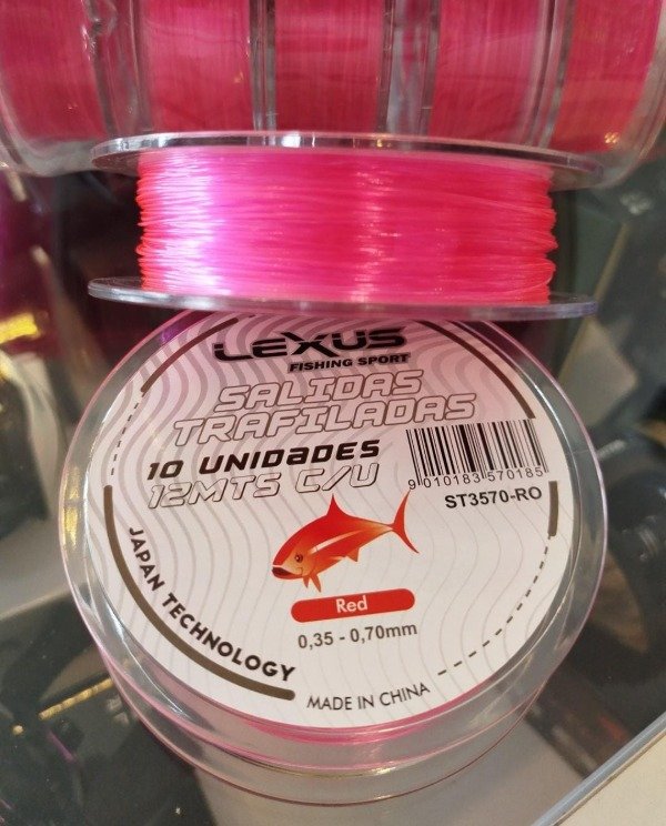 Producto - CHICOTE LEXUS ROSA 0.35-0.70MM 12 METROS DE LARGO