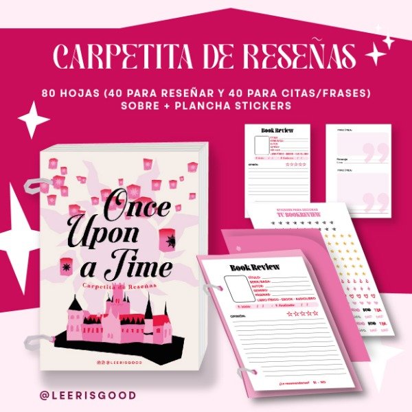Producto - Carpetita de reseñas A6 - Book Review - Once Upon a Time