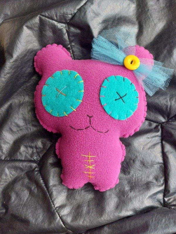 Producto - Bear rosa con moño de tul