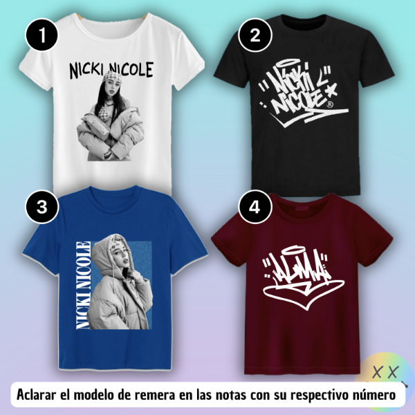 Producto - Remeras Nicki Nicole #1