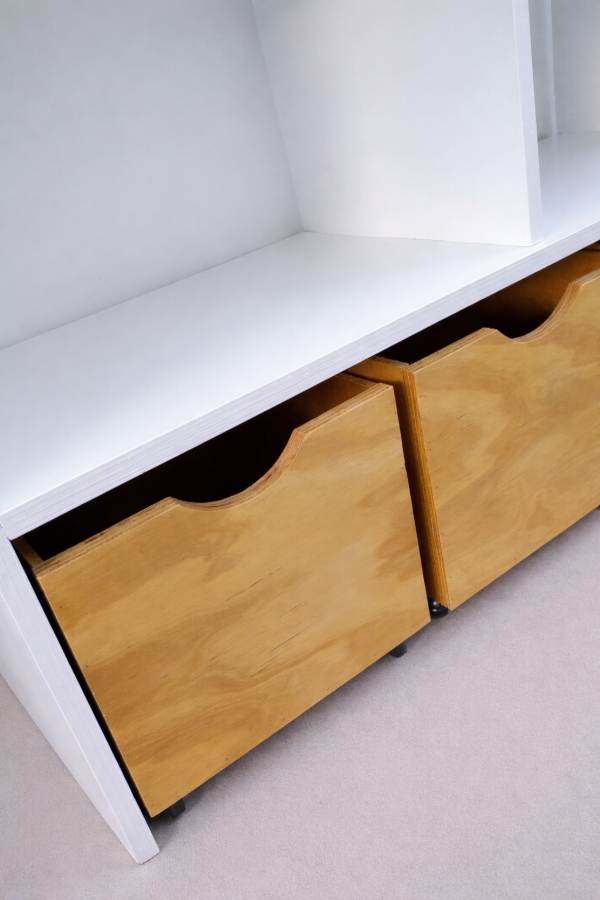 Producto - Mueble para juguetes cajones con ruedas 120x120x40cm (POR ENCARGUE) - 1