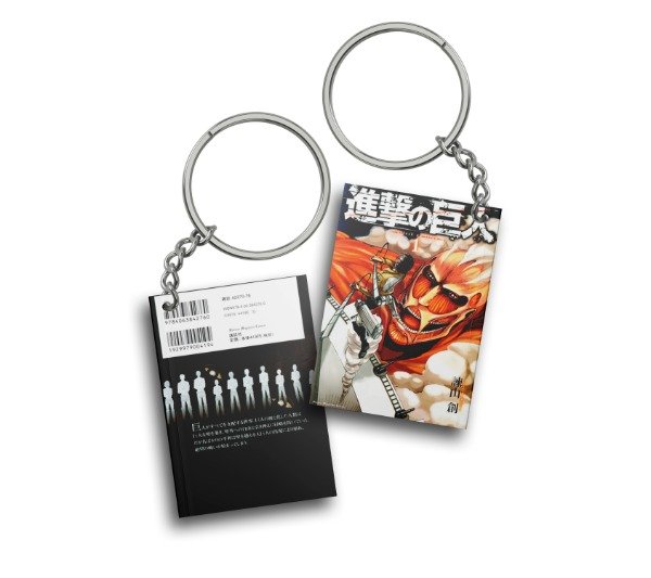 Producto - Llavero Manga Attack on Titan SNK Tomo 1 All Blue Otorii