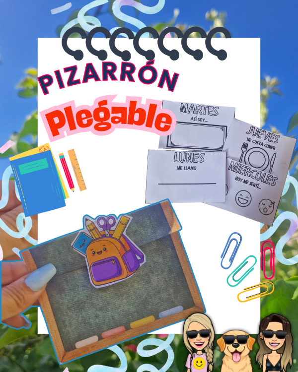 Producto - MI PIZARRÓN PLEGABLE. SEMANA PARA CONOCERNOS