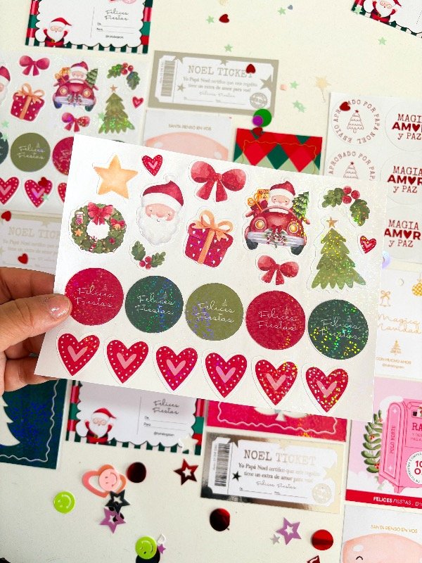 Producto - Sticker Navidad Glitter