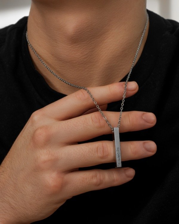 Producto - Collar Acero Recuerdo Personalizado