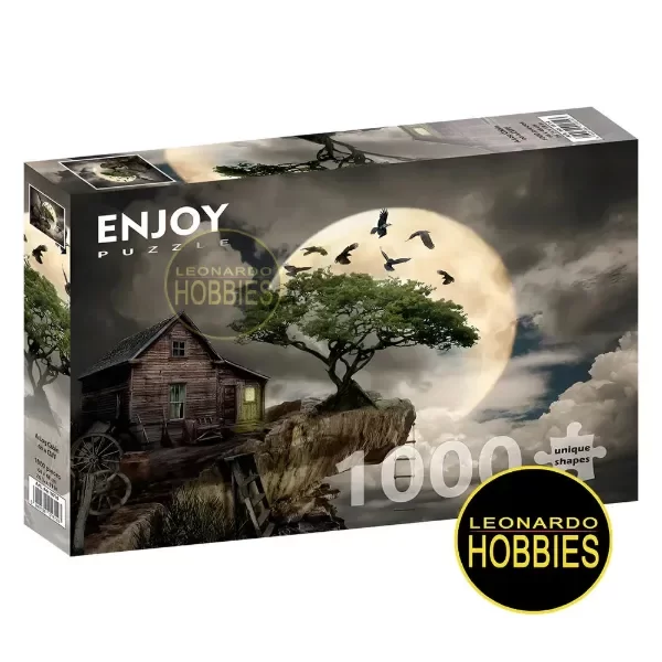 Producto - Cabaña de Troncos en Acantilado 1000 Piezas Enjoy 1614
