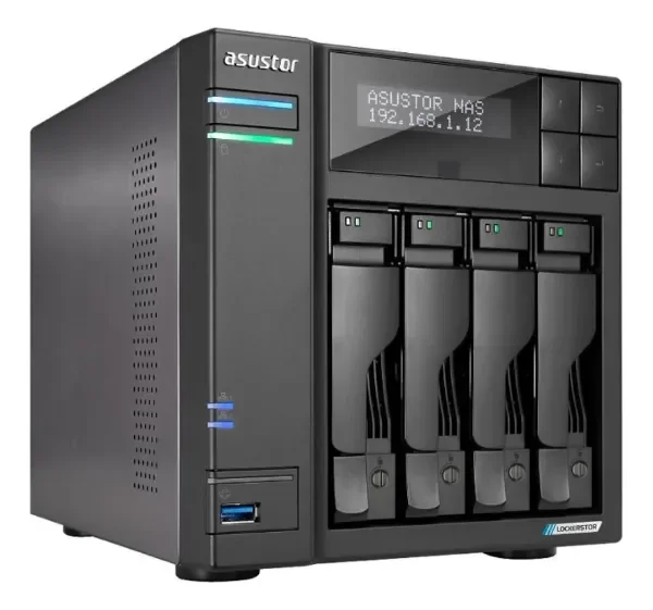 Producto - Servidor NAS Storage Lockestor de 4 compartimentos AS6704T