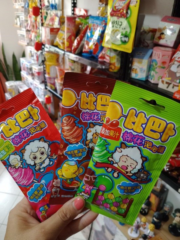 Producto - Chicles en forma de algodón de azúcar
