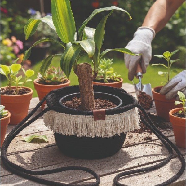 Producto - PORTA MACETA COLGANTE c/FLECOS