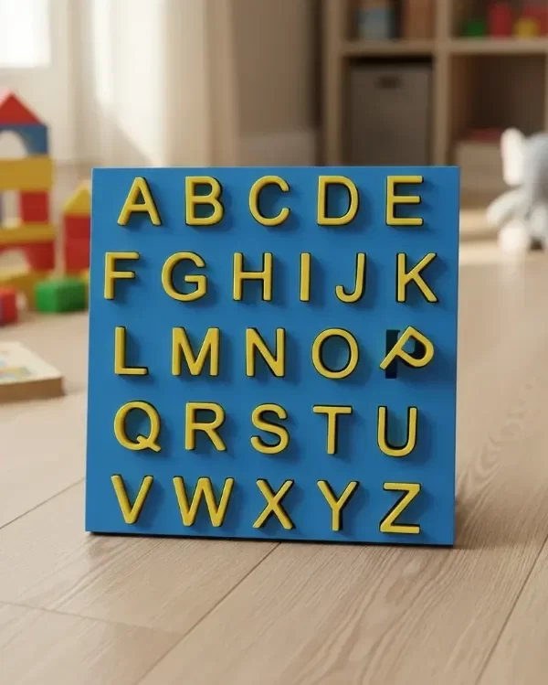 Producto - Encastrable Letras  / Juego educativo del abecedario