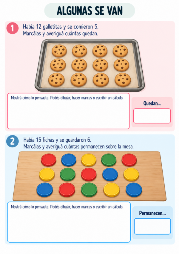 Producto - Matemática 1er grado: Cuadernillo de fortalecimiento de aprendizajes - 6