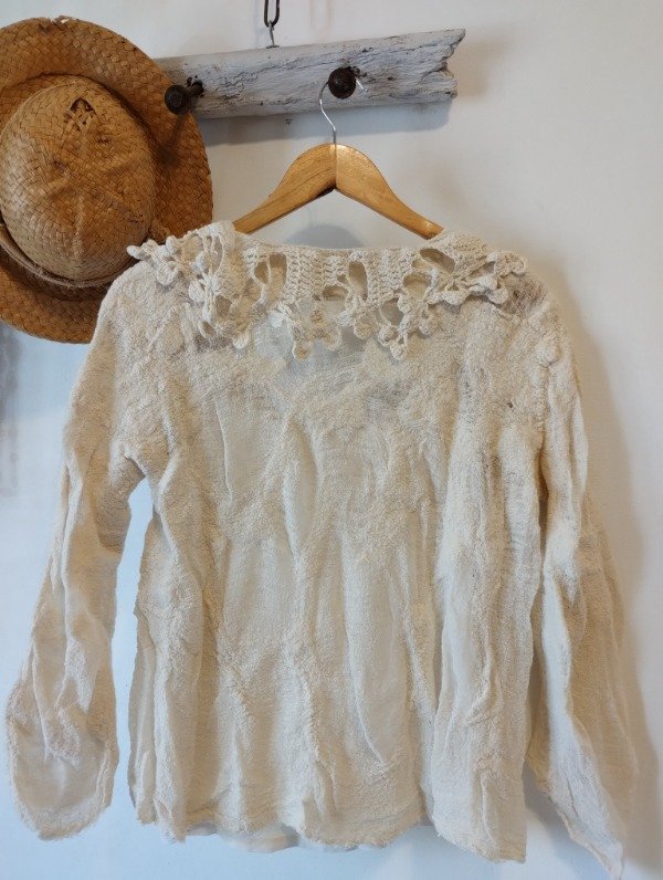 Producto - Saco Liviano PLENO Natural Crochet - 5