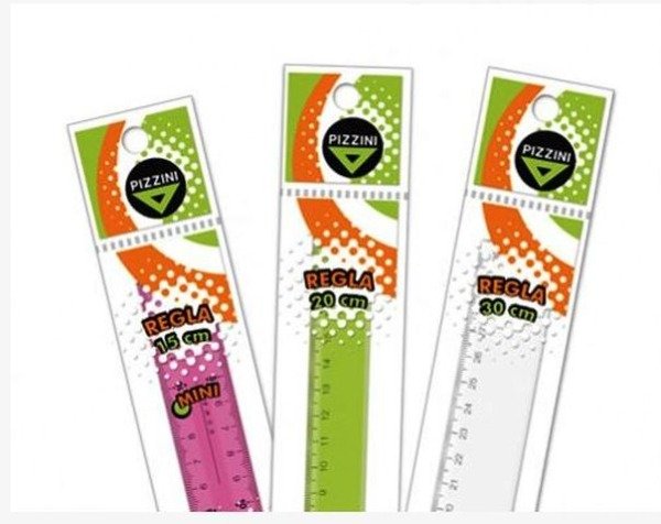 Producto - REGLA 15CM EN BOLSA X UNIDAD SURTIDO PIZZINI