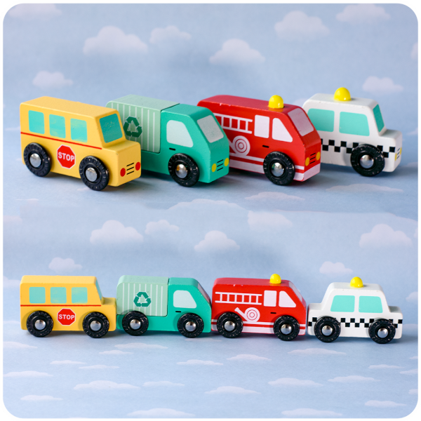 Producto - Autitos de Madera - Profesiones