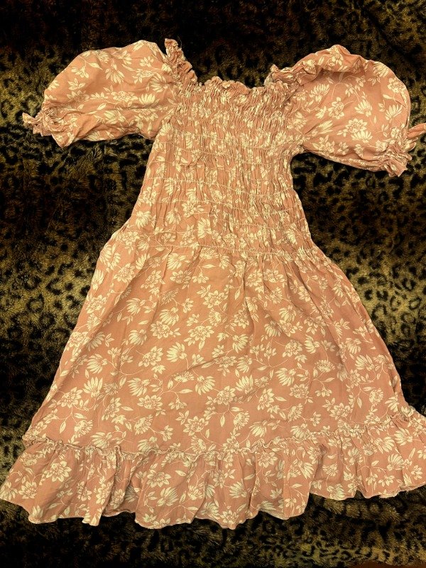 Producto - VESTIDO FLORES ROSADO