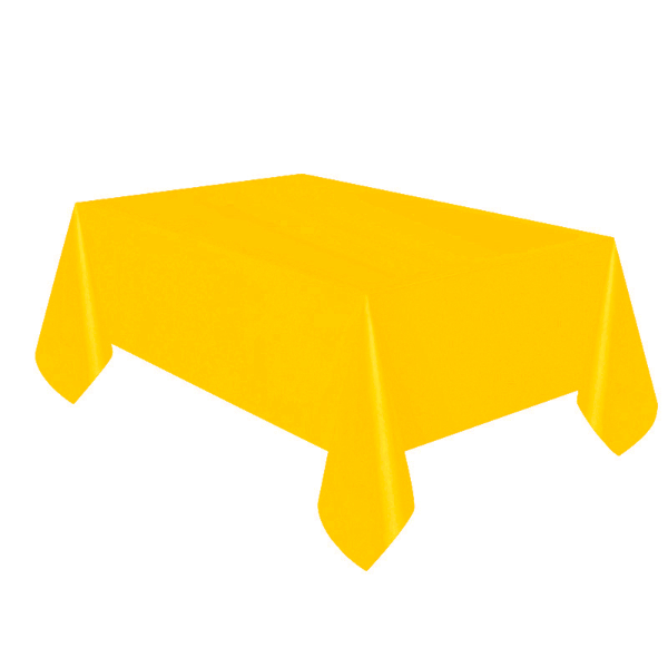 Producto - Mantel plastico color amarillo 1,80x1,20mts