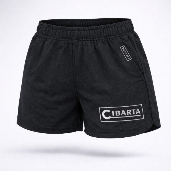 Producto - SHORT deportivo cibarta algodon Rustico modelo Holly Negro