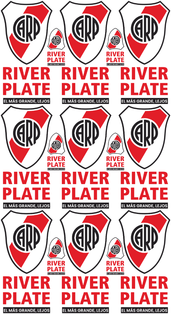 Producto - Paquete de Estampas - River Plate (58x100)