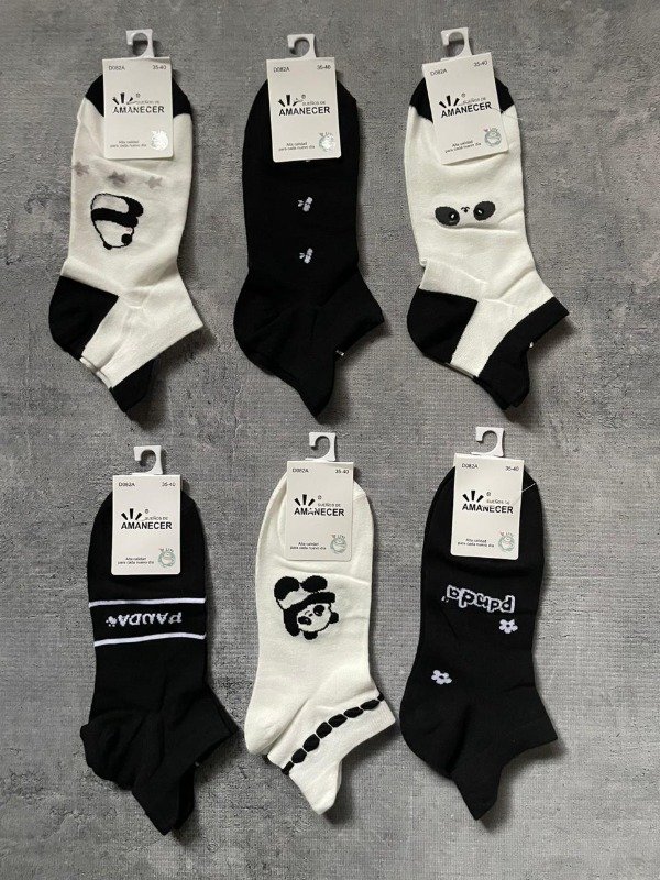 Producto - Soquetes PANDA - pack x12