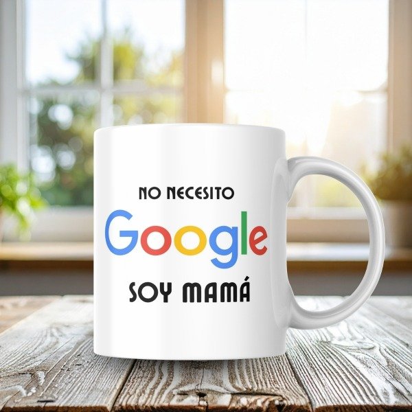 Producto - Taza de Ceramica Google con Frase Soy Mamá
