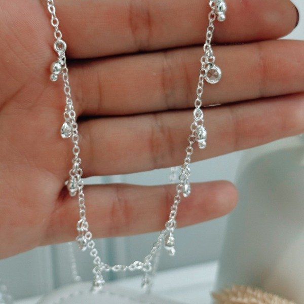 Producto - Conjunto Choker Acacia Laminado Plata 925
