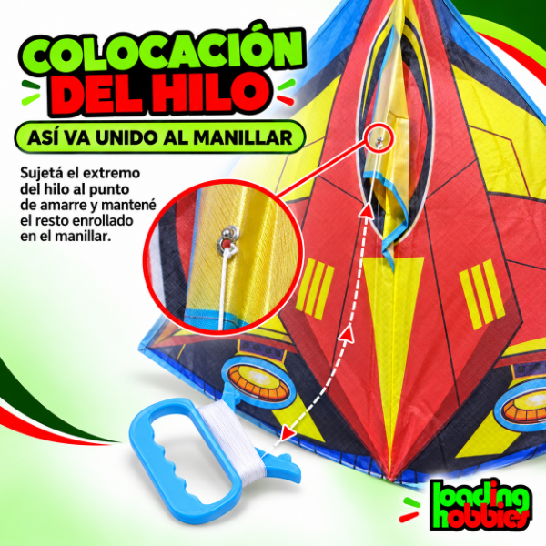 Producto - Barrilete Nave Espacial Delta - 3