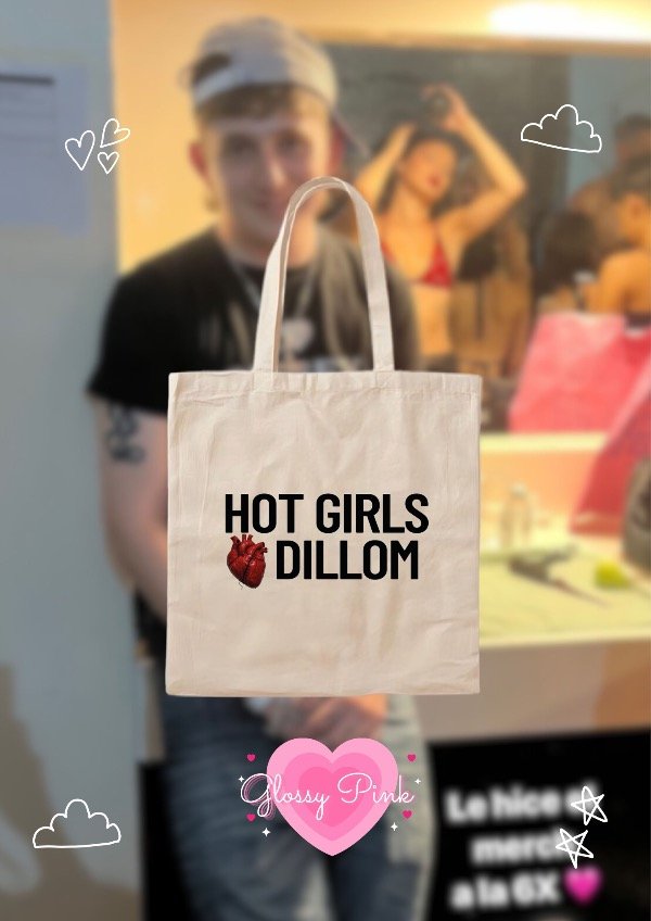 Producto - Tote Bag Hot Girls Love Dillom - DTF