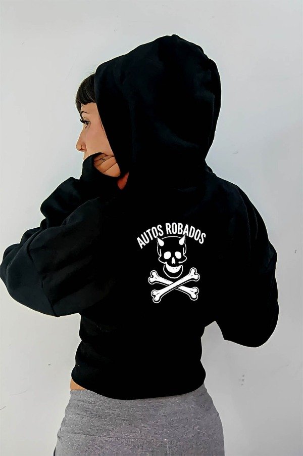 Producto - CAMPERA CROP MUJER AUTOS ROBADOS OP2