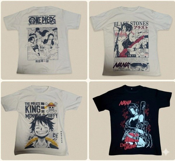Producto - Remeras One Piece y Nana (Ingrese para elegir)