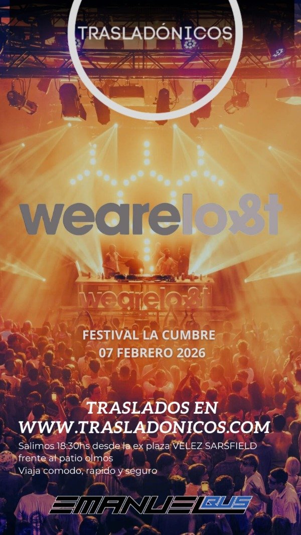 Producto - WE ARE LOST FESTIVAL LA CUMBRE 07/02/26