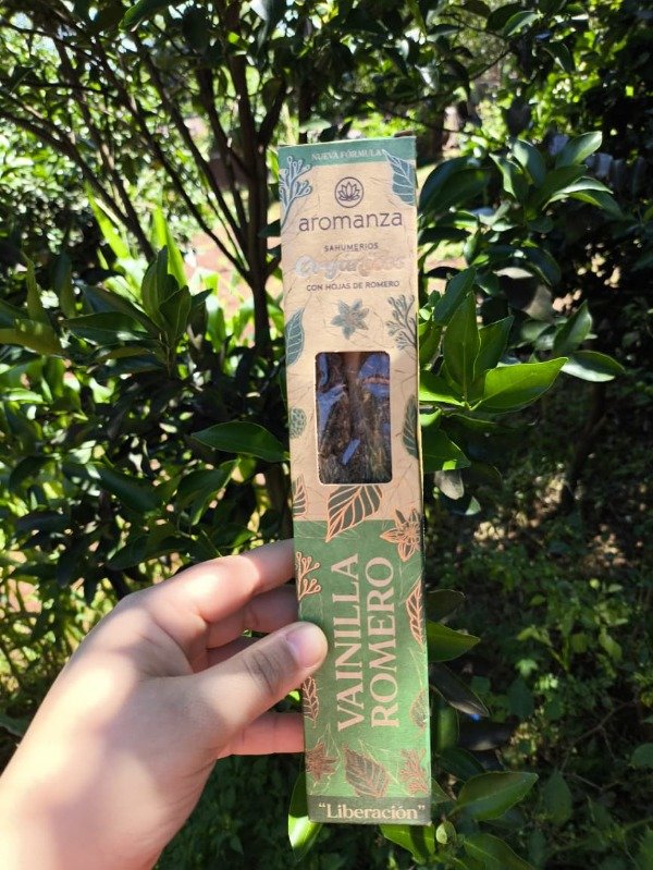 Producto - Sahumerios orgánicos - Vainilla Romero