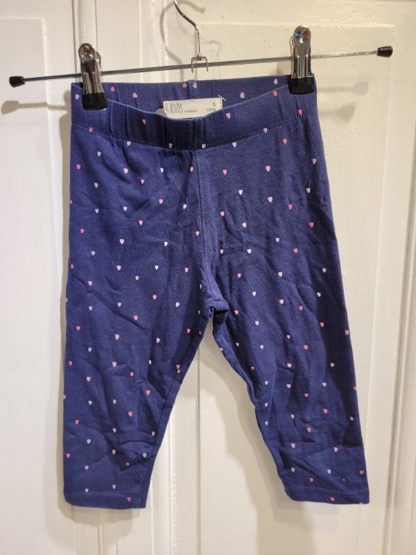 Producto - Calza KIDS azul con corazones Talle 5 años - PRECIO: 9X