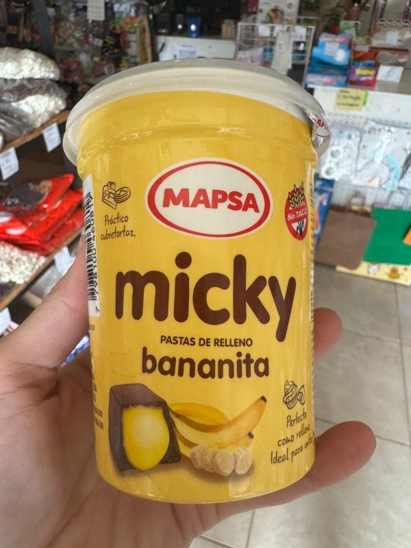 Producto - Pasta mapsa para relleno sabor banana x450grs