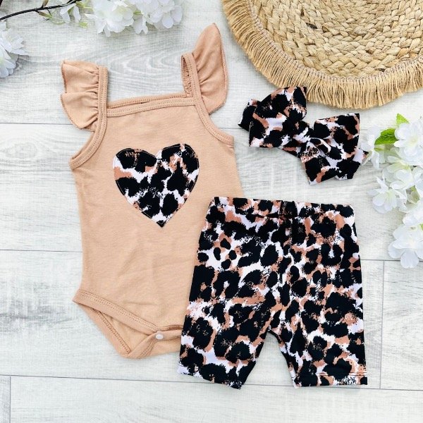 Producto - CONJUNTO VALENTINA (VINCHA + BODY + BIKER)