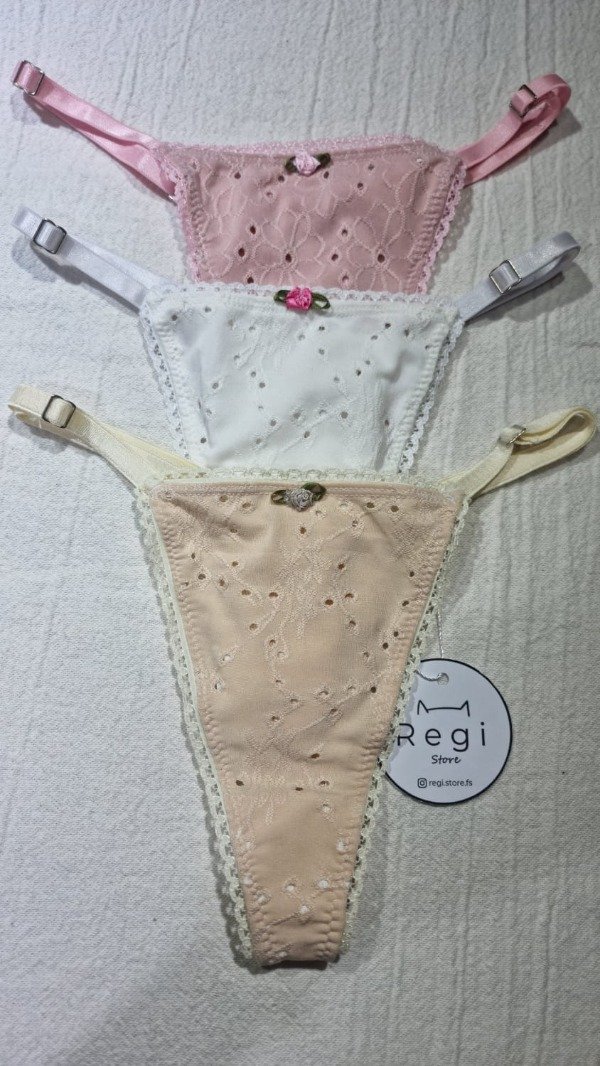 Producto - Pack x3 less broderí elastizado